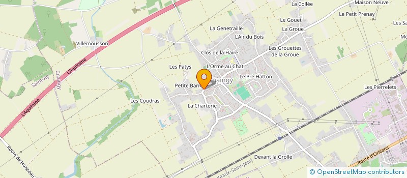 localisation de l'entreprise MCST  CHAINGY