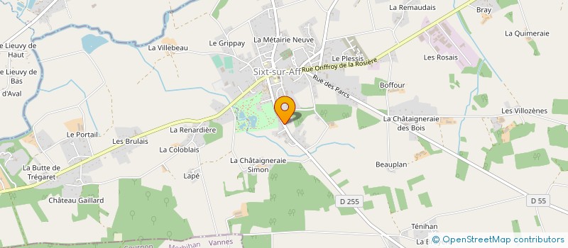 localisation de l'entreprise MCSTG à SIXT-SUR-AFF