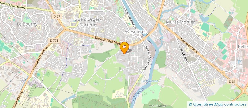localisation de l'entreprise MCT à LAVAL