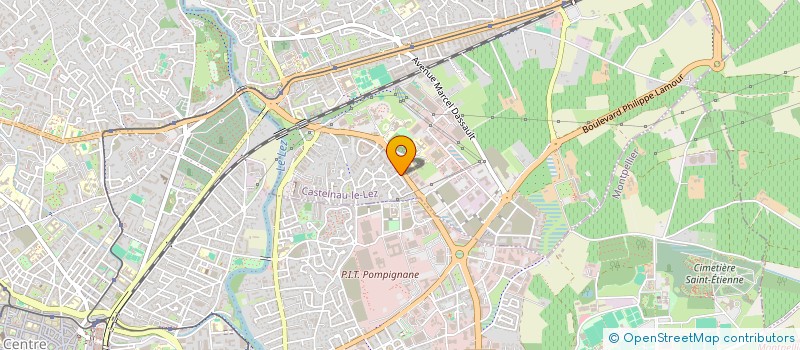 localisation de l'entreprise MCT  CASTELNAU-LE-LEZ