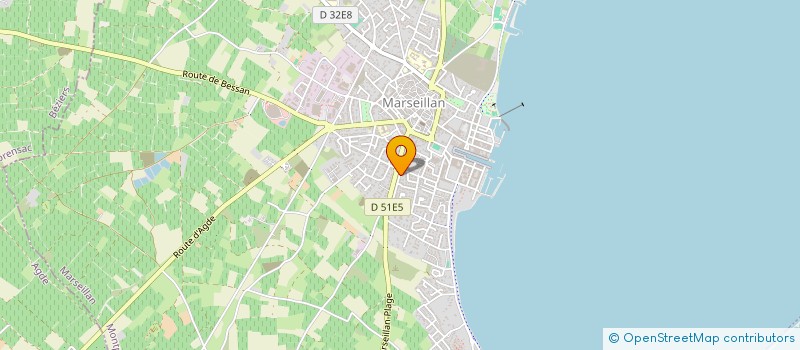 localisation de l'entreprise MCT à MARSEILLAN