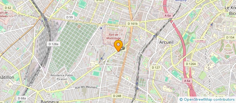 localisation de l'entreprise MCT à BAGNEUX