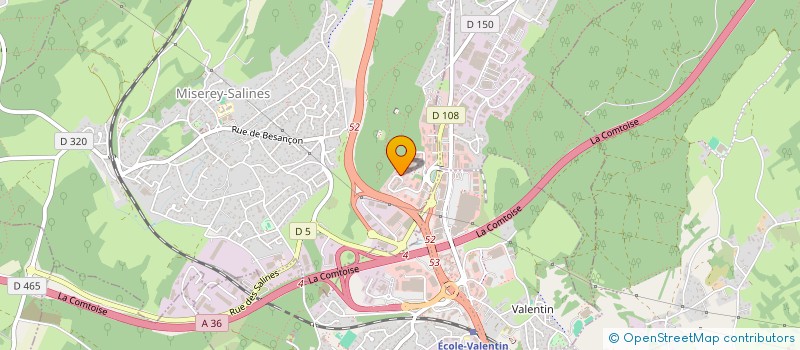 localisation de l'entreprise MCT  DEVECEY