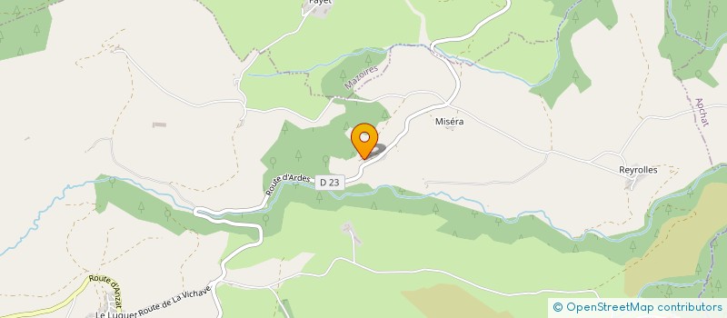 localisation de l'entreprise MCT EVOLUTION BOIS  ANZAT-LE-LUGUET