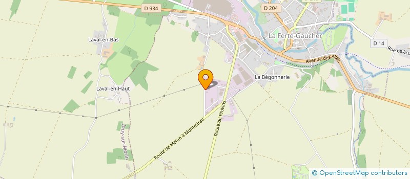 localisation de l'entreprise MCT FERTOIS  LA FERTE-GAUCHER