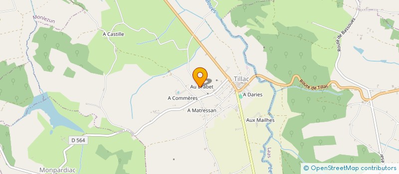 localisation de l'entreprise MCT HOLDING  TILLAC