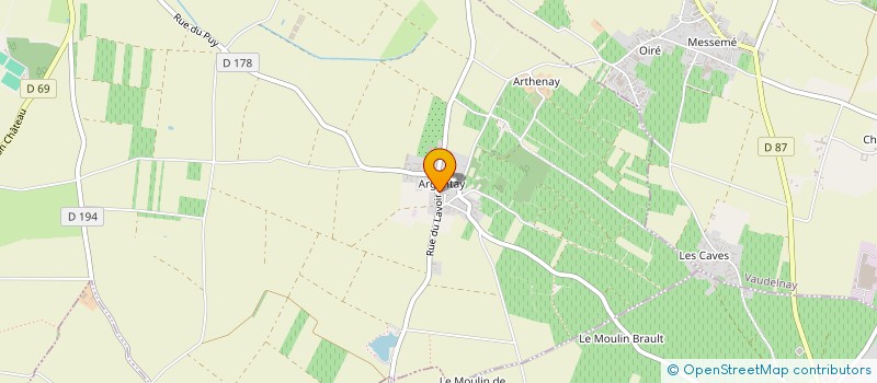 localisation de l'entreprise MCT INVESTISSEMENT  DOUE-EN-ANJOU