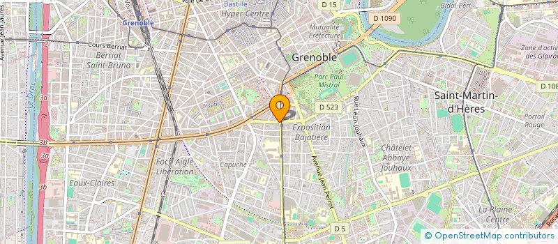 localisation de l'entreprise MCTA DISTRIBUTION à GRENOBLE