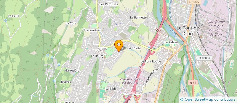 localisation de l'entreprise MCTB  CLAIX