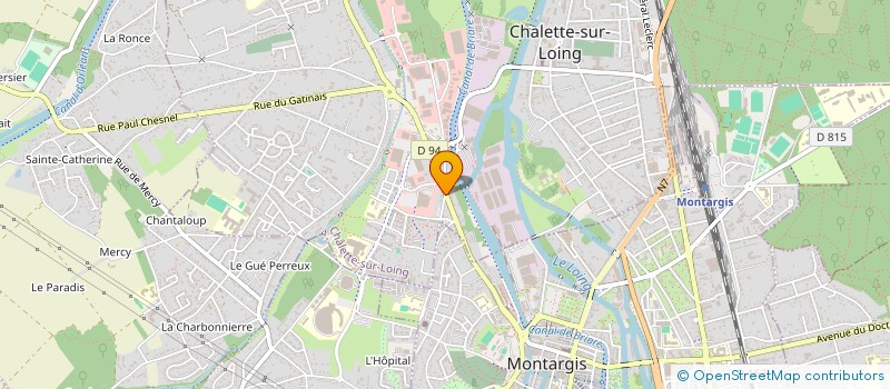 localisation de l'entreprise MCTB à CHALETTE-SUR-LOING