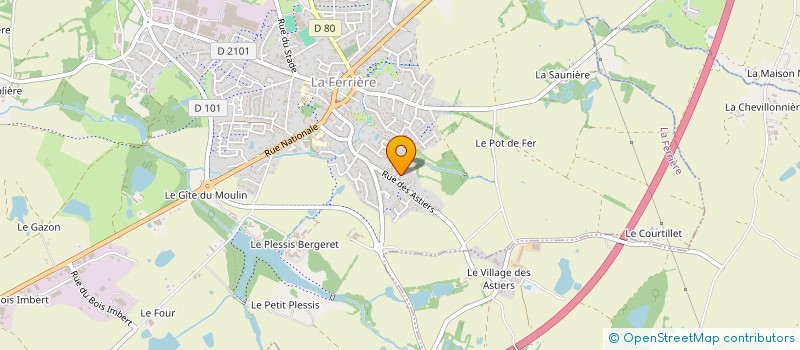 localisation de l'entreprise MCTBM à LA FERRIERE