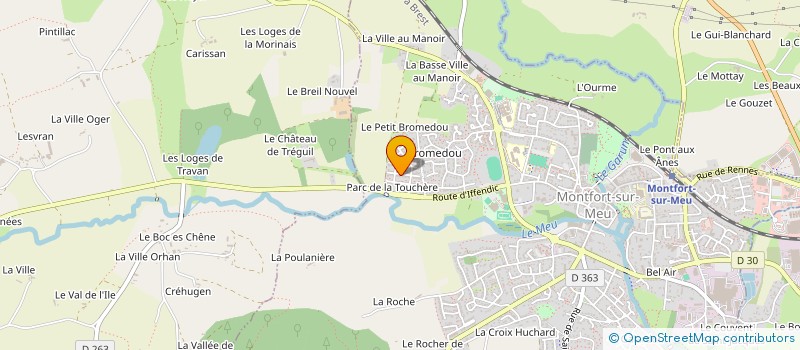 localisation de l'entreprise MCTE BUSINESS  MONTFORT-SUR-MEU