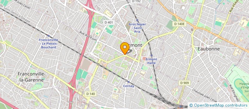 localisation de l'entreprise MCTIGC  ERMONT