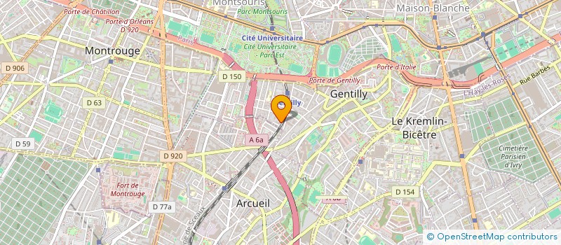 localisation de l'entreprise MCTIMMO  GENTILLY