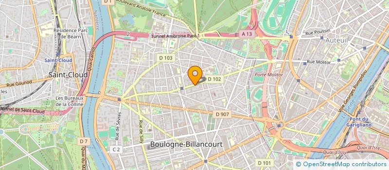 localisation de l'entreprise MCTM à BOULOGNE-BILLANCOURT