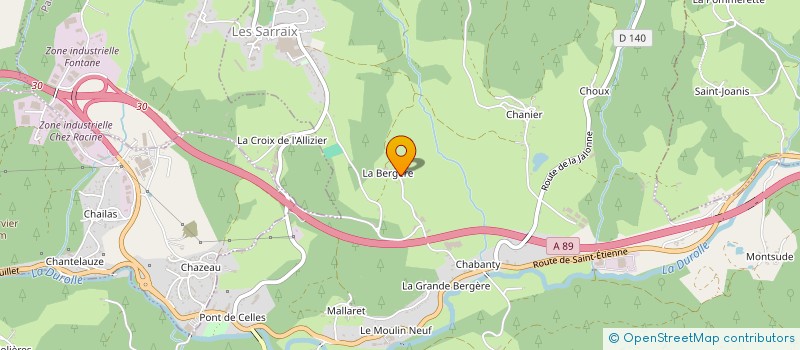 localisation de l'entreprise MCTP  CELLES-SUR-DUROLLE