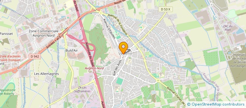 localisation de l'entreprise MCTP CONSTRUCTION à VEDENE