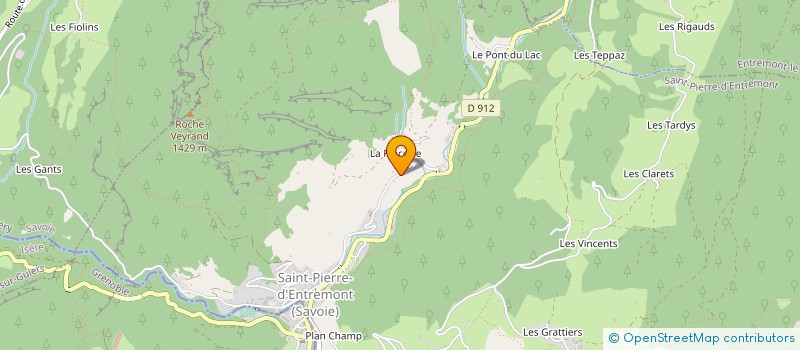 localisation de l'entreprise MCTP OFFREDI à SAINT-PIERRE-D'ENTREMONT