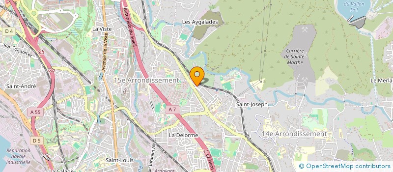 localisation de l'entreprise MCTR TRANSPORT à MARSEILLE