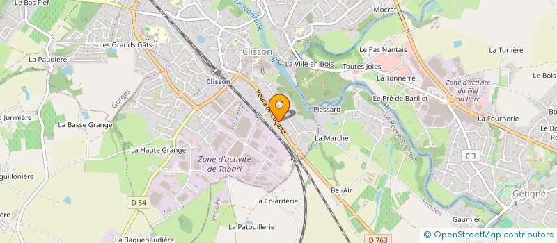 localisation de l'entreprise MCTRZ  CLISSON