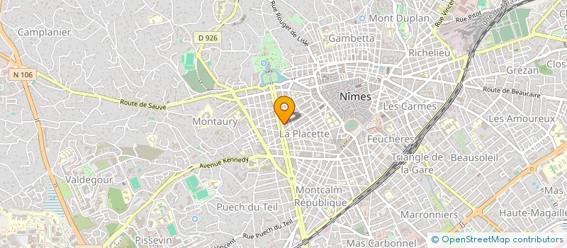 localisation de l'entreprise MCTV à NIMES