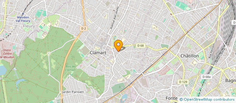 localisation de l'entreprise MCUBE  CLAMART