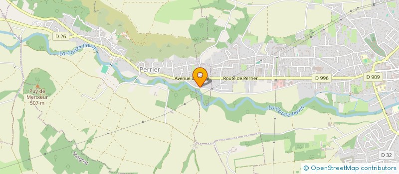 localisation de l'entreprise MCUBI  PERRIER