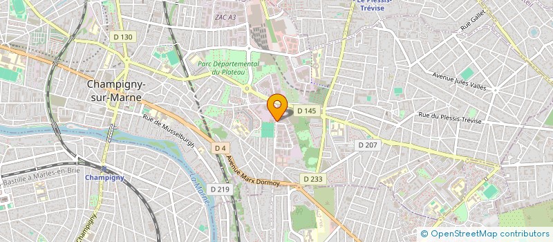 localisation de l'entreprise MCUNHA FRANCE à CHAMPIGNY-SUR-MARNE