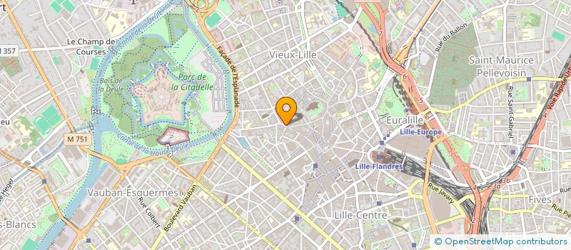 localisation de l'entreprise MCV 3  LILLE