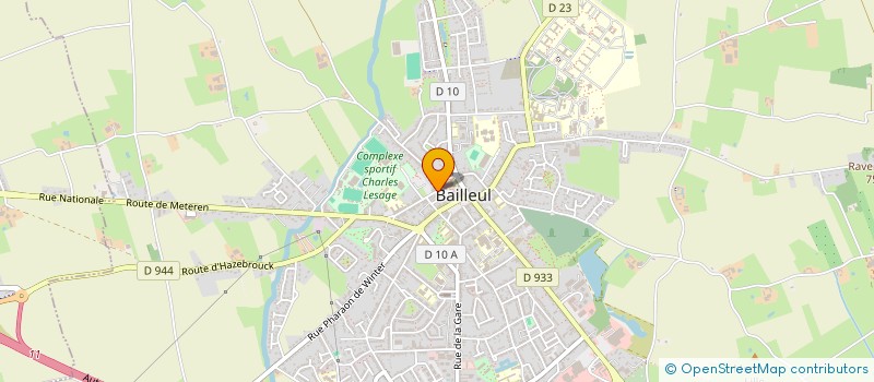 localisation de l'entreprise MCV à BAILLEUL