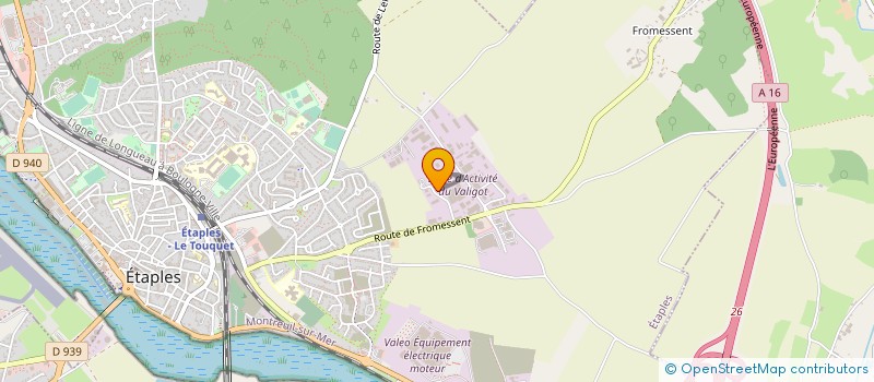 localisation de l'entreprise MCV  ETAPLES