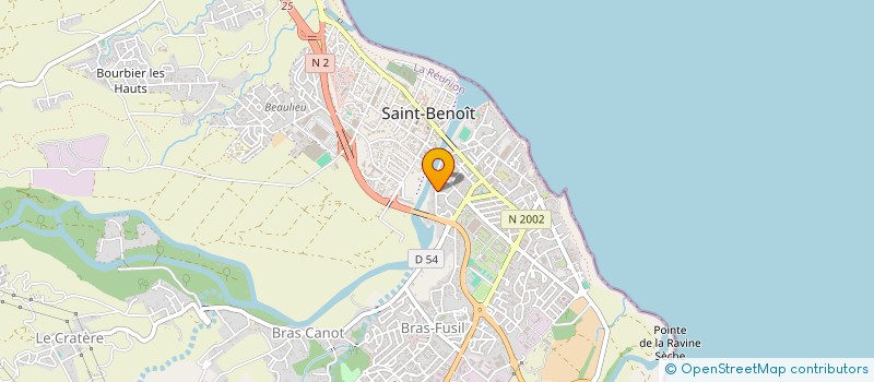 localisation de l'entreprise MCV à SAINT-BENOIT