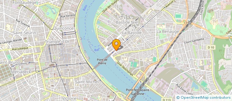 localisation de l'entreprise MCV à BORDEAUX