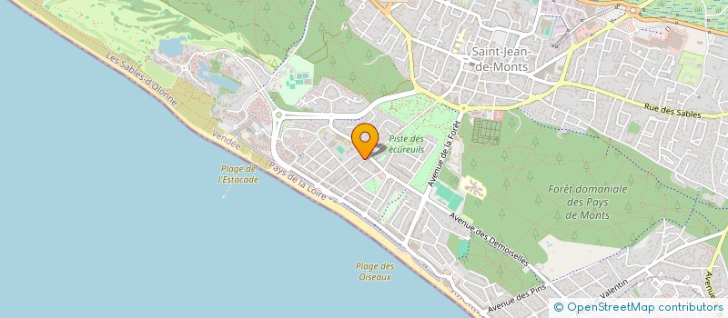 localisation de l'entreprise MCV  SAINT-JEAN-DE-MONTS