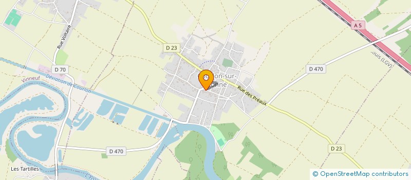 localisation de l'entreprise MCV CONSTRUCTION à PONT-SUR-YONNE