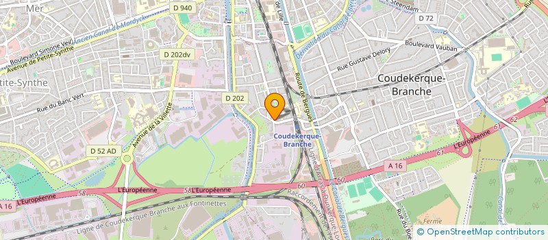 localisation de l'entreprise MCV FORNET  COUDEKERQUE-BRANCHE