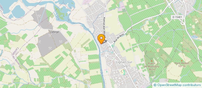 localisation de l'entreprise MCV HOLDING  LIGNAN-SUR-ORB