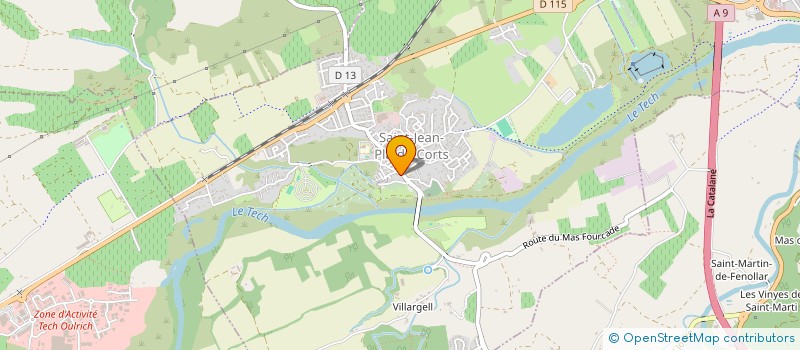 localisation de l'entreprise MCV-IMMO  SAINT-JEAN-PLA-DE-CORTS