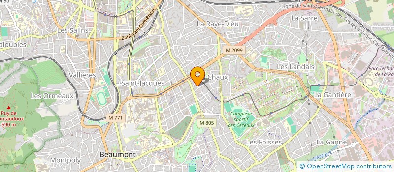 localisation de l'entreprise MCV IMMOBILIER  CLERMONT-FERRAND