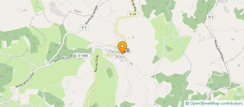 localisation de l'entreprise MCV IMMOBILIER  PERPEZAC-LE-BLANC