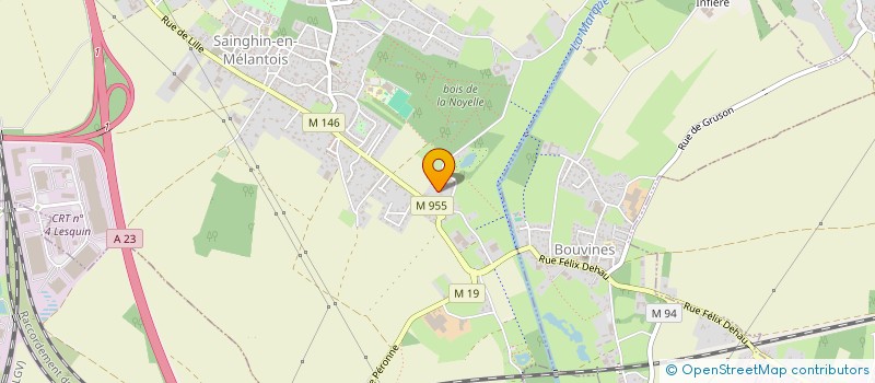 localisation de l'entreprise MCV LEBLANC  SAINGHIN-EN-MELANTOIS