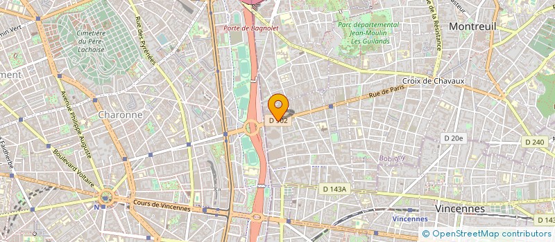 localisation de l'entreprise MCV MEDIA FRANCE  MONTREUIL