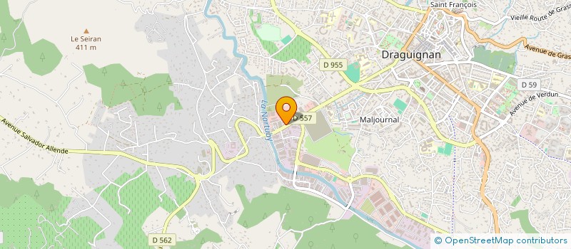 localisation de l'entreprise MCV MONTAGE CLIMATISATION VENTILATION  DRAGUIGNAN