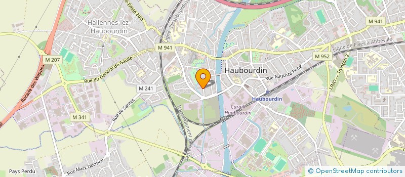 localisation de l'entreprise MCV SCI  HAUBOURDIN