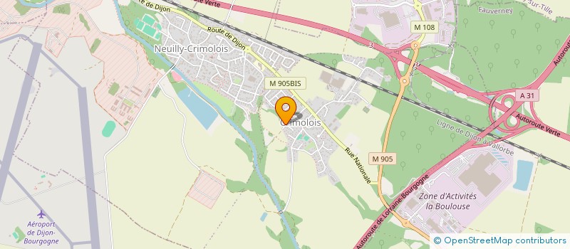 localisation de l'entreprise MCVAL  NEUILLY-CRIMOLOIS