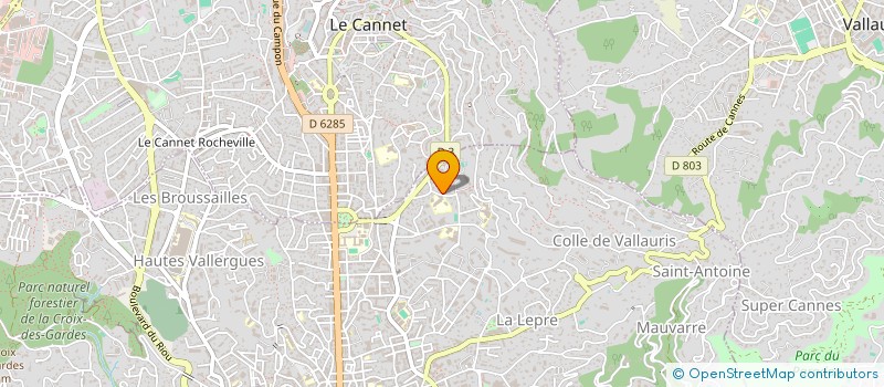localisation de l'entreprise MCVD INVEST à CANNES
