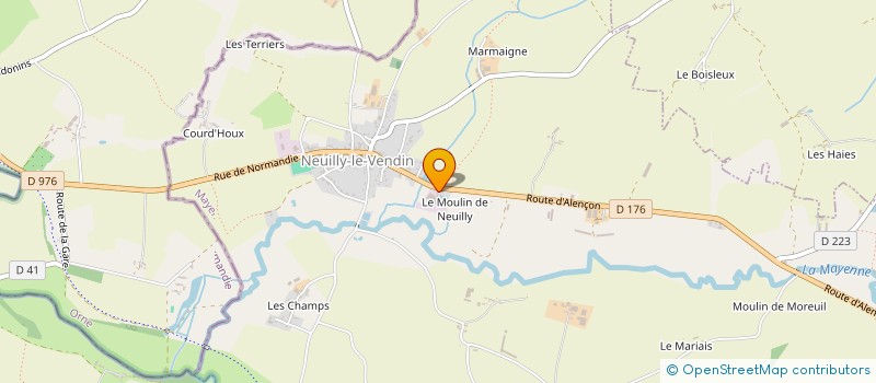 localisation de l'entreprise MCVJD  NEUILLY-LE-VENDIN