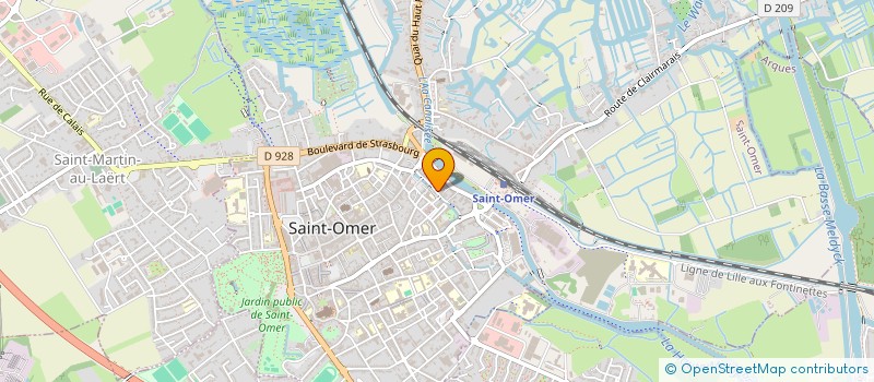 localisation de l'entreprise MCVP  SAINT-OMER