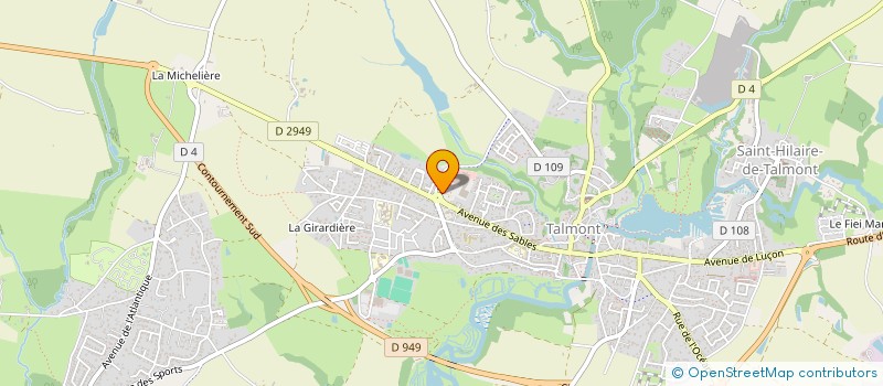 localisation de l'entreprise MCW à TALMONT-SAINT-HILAIRE