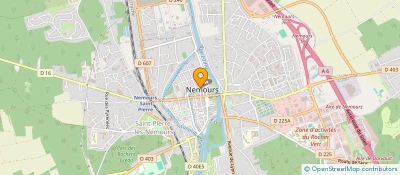 localisation de l'entreprise MCW ASSURANCES à NEMOURS